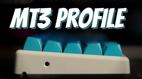 The dished profile of these MT3 caps is amazing for touch typing. . Mt3 profile keycaps